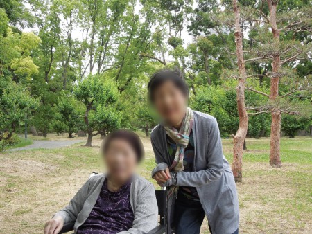 藤田邸跡公園にて